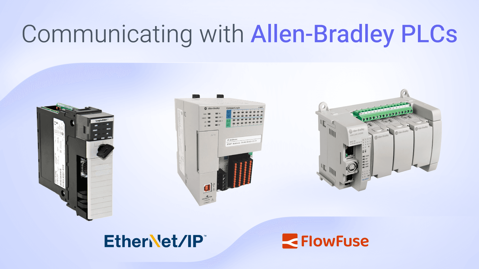Allen-Bradley PLC with EtherNet/IP