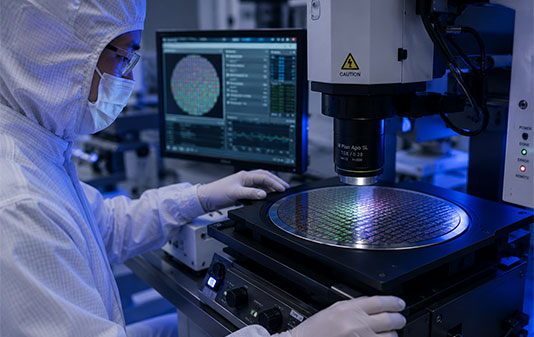 Semiconductor wafer inspection process used for yield and quality analysis